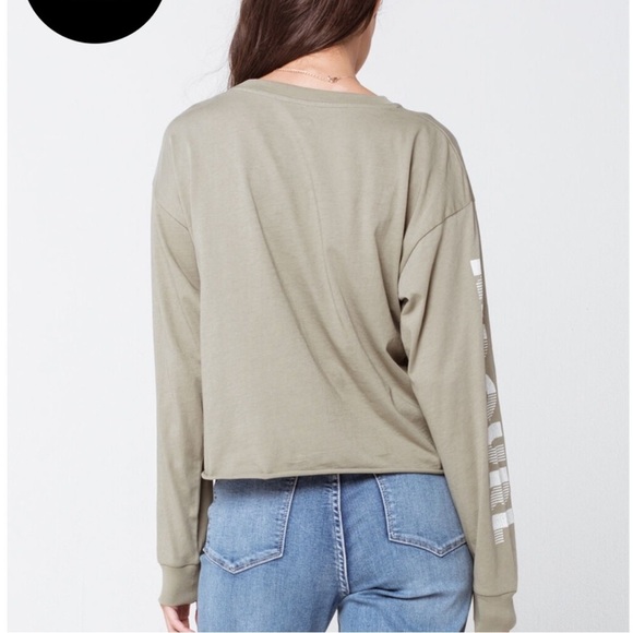 Rip Curl Scenic Waves Oversized Crop Long Sleeve Tee L - Picture 4 of 13